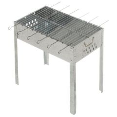 Grils Mustang kokogļu ar 6iesmiem,  50x30cm