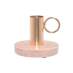 Svečturis galda svecei Fanni K marmora zelta