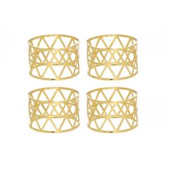 Salvešu turētājs Winteria Gredzens zelta 4.6x2.9cm 4gab.