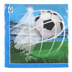 Salvetes Soccer Fans 33x33cm 20gab.