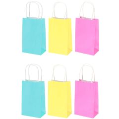 Dāvanu maisiņš  Festi papīra pastel mix-krāsas 13x8x21.5cm