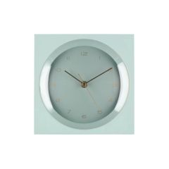 Pulkstenis sienas 4Living Bubble mint zaļš 20x20cm, slīdošai