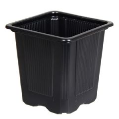 Puķu podi VTD 8x8x8 melni 1gb.