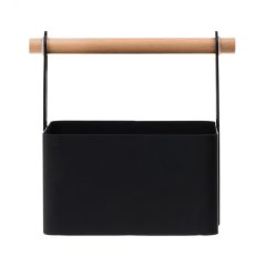 Grozs mantu glabāšanai Maku metāla 14.3x13x16cm koka rokt.