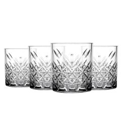 Glāzes viskija 345ml 4gab.