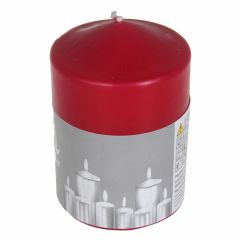 Svece stabs Polar sarkana 7x10cm