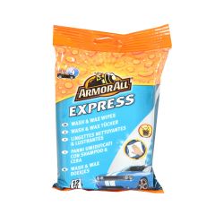 Salvetes auto tīrīš.Wash&Wax 12gab