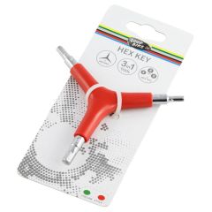 Sešstūra uzgriežņu atslēga Y HEX KEY 4/5/6mm