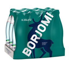 Minerālūdens Borjomi stikla pud.12x0.33l