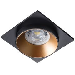 Ieb.l. Simen DSL-B/G/B IP20 melns/zelts