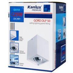 Gaismeklis Gord DLP-50-W balts