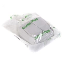 Slēdzis 1+1 CEDAR2 IP44 pelēks