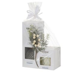 Dāvanu komplekts Valpe Crystal white amber, arom. kociņi un