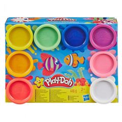Radošais kompl. Play-Doh varavīksnes krāsa 8gab.