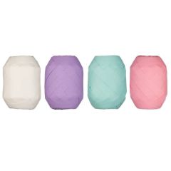 Dāvanu lenta Kapel matēta pasteļkrāsas 10mx10mm 4-veidi