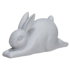 Dekors Zaķis 4Living vingro, 3-veidi pelēks