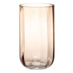 Vāze 4Living Pinja stikla, bēša 12*21cm