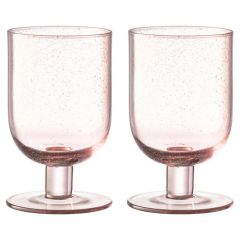 Glāzes vīnam Maku rozā 350ml 2gab.