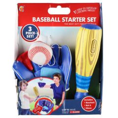 Rot. Beisbola kompl. Cimds, Nūja 29cm + Bumba 7cm