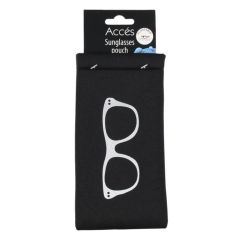 Maciņš briļļu Acces melns, rozā