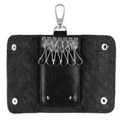 Maciņš atslēgām Acces Piekariņš melns, brūns