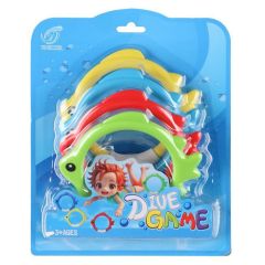 Rotaļlieta Nirstošās zivis 15x12cm, 4 gab.