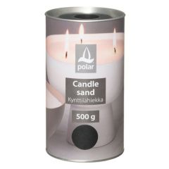 Sveču smiltis Polar melnas 500g