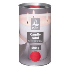 Sveču smiltis Polar sarkanas 500g