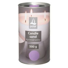Sveču smiltis Polar lillā 500g