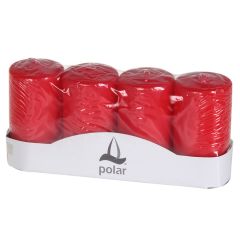Adventes sveces Polar sarkanas 5x10cm 4gab.