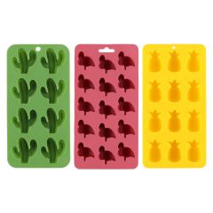 Forma ledus saldēšanai Maku ananas, flamingo, kaktus, silik.
