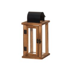 Laterna 4Living Salome koka rāmī 12.5x12.5x26cm