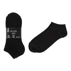 Zeķes Acces Basic 5-pack 40-46 melns