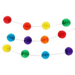 Dekors virtene Festi honeycomb pom pom 315cm