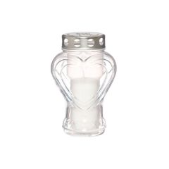 Kapu svece Polar Sirds stikla balta 35h