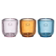 Svečturis Fanni K Ilma stikla 8.5cm 3-krāsas