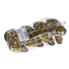 Eglīšu svečturi ar paliktni 8gab.zelta