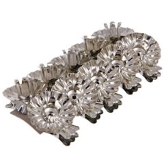 Eglīšu svečturi 10gab.sudraba