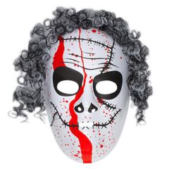 Maska Halovīna ar matiem