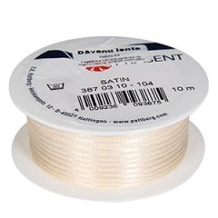 Dāvanu lenta Satin 3mmx10m krēma