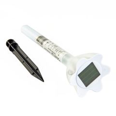 Solārlampa Flower balta /48