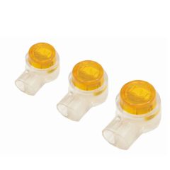 Konektors UTP kabelim želejā oranžs 3gab