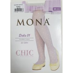 Zeķubikses bērnu Mona Dots 01 ar rakstu 20 Den