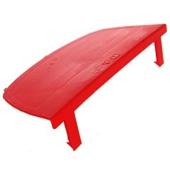 Dekoratīvā uzlika spārnam AB 180mm sarkana