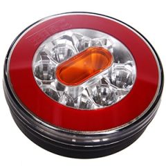 Lukturis piekabei aizmugurējais apaļš LED