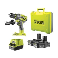 Triecienurbjmašīna ar akum Ryobi R18PD7-220B