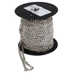 Ķēde niķelēta Groumette 1.2mm