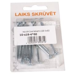 Iep.skrūve kokam s18 4x60