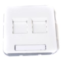 Pārsegs 2xRJ45 T  CD/WW