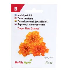 Sēklas Samtenes Super Hero Orange 80gab.